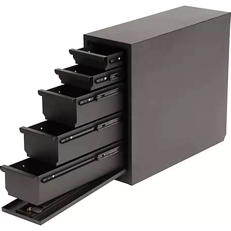 tractor supply black steel 5-drawer wheel well truck box|Wheel Well Truck Tool Boxes .